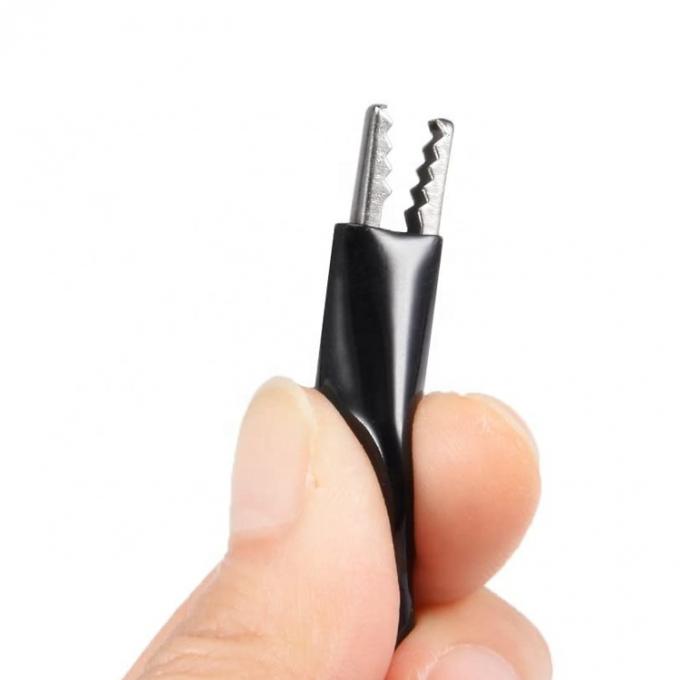 5.5x2.1mm DC 女性からダブルアライガタークリップ 電源試験アダプターケーブル 3