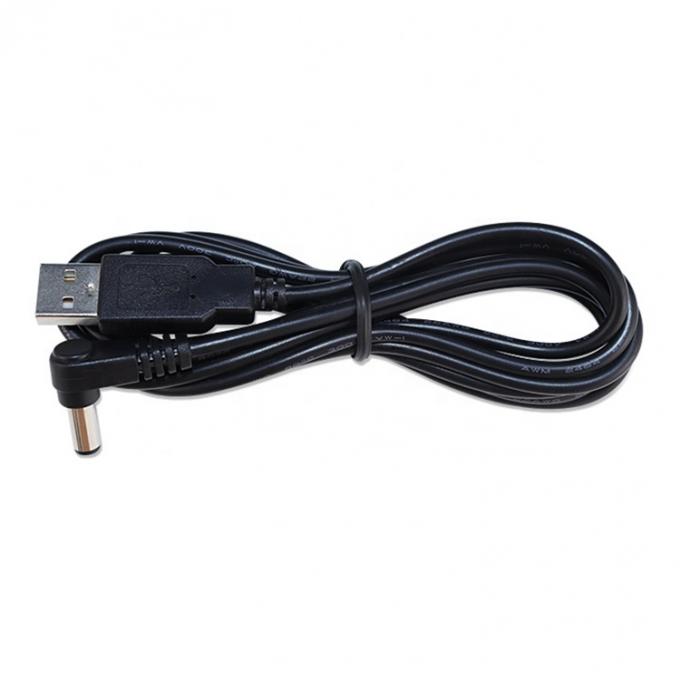 カスタムUSB 男性から右角 5.5 X 2.1mm 2.5 3.5 1.35 コネクタ 男性 DCケーブル 7