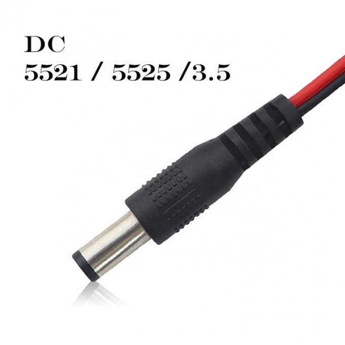 オーダーメイド 5521 5525 3.5 コンネクタ DC 男性から開ける裸のワイヤー端ケーブル 2