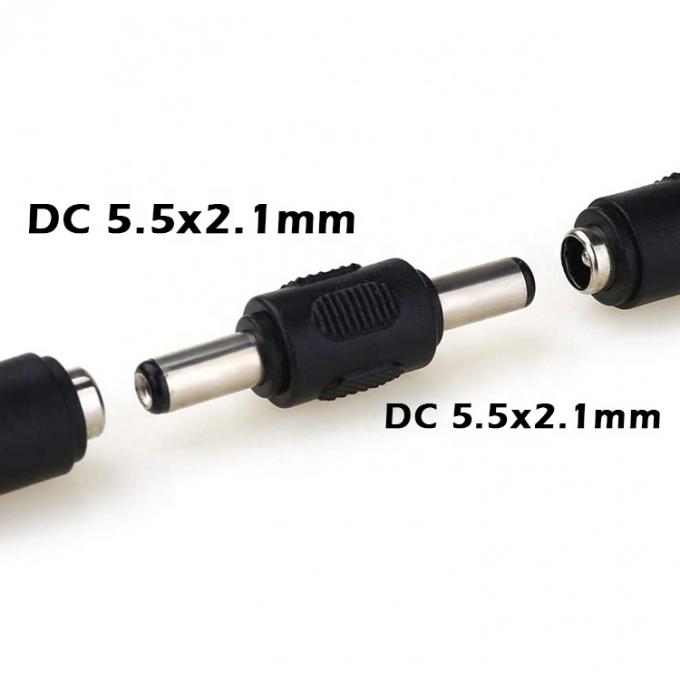 12V 24V 男性 女性 2.1x5.5mm 2.5x5.5mm DC バレル ジャック 電源 アダプタ 5