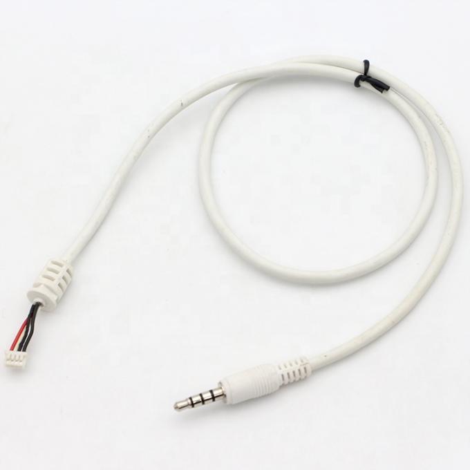 カスタムホワイト3.5mmTRRSオーディオDCジャックからJST2.0mm2.54mmピッチコネクタアセンブリケーブル 0