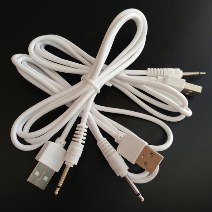 振動器用の多サイズUSBから2.5mmDCジャック電源充電ケーブル 4