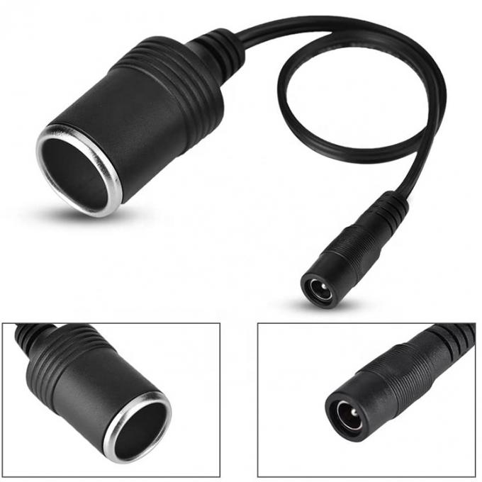120W 12V 10A 女性用自動車タバコソケットからDC 5.5mm x 2.1mm 電源アダプターケーブル 1