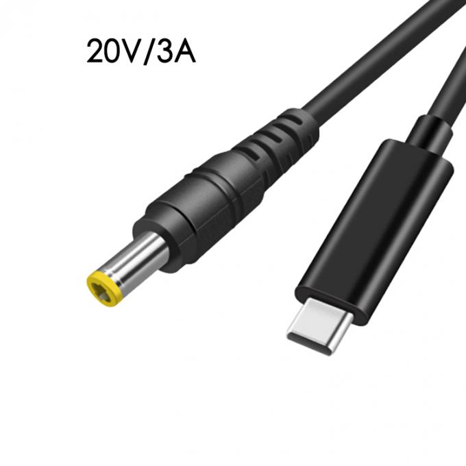 60W 20V 3A USBタイプ C PD DC ジャック電源アダプタケーブルへの充電 ラップトップ 2