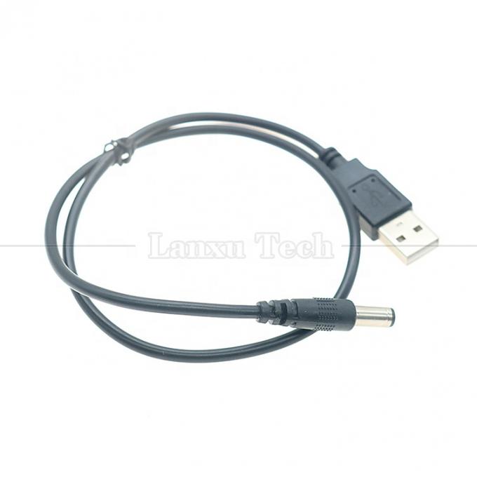 オーダーメイド 1m 5.5x2.1mm バレルジャック USBからDC電源ケーブル 5