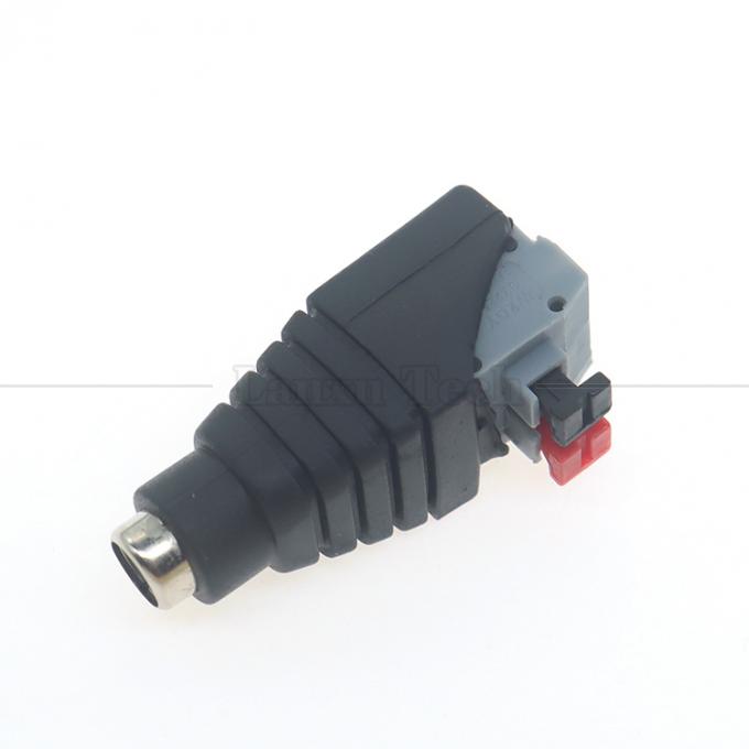 5V 12V 溶接式プレスボタン DC 5.5*2.1mm 男性 女性 バレル ジャック 2p ワイヤー ケーブル ケーブルコネクタ LED ストライプカメラ 5