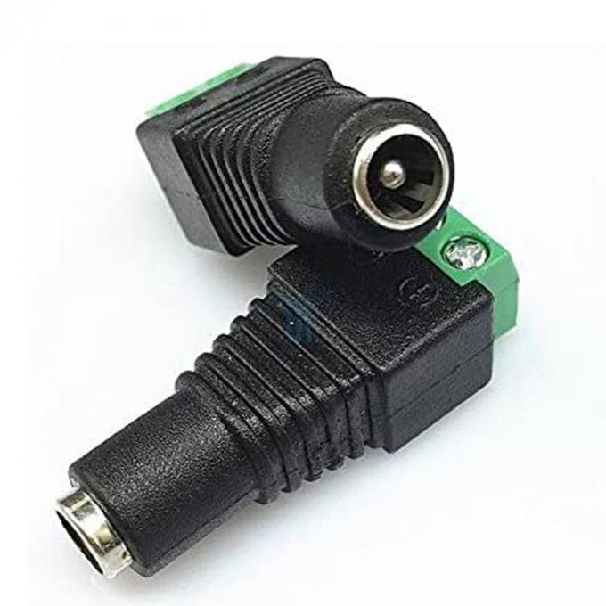 溶接式 12v 24v 5.5x2.5mm 5.5x2.1mm 女性 DC 電源プラグ接続 ジャック アダプター CCTVカメラ用 LED ストライプライト 3