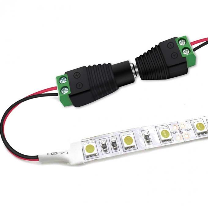 溶接式 12v 24v 5.5x2.5mm 5.5x2.1mm 男性DC電源プラグコネクタ ジャックアダプター CCTVカメラ用 LEDストライプライト 5