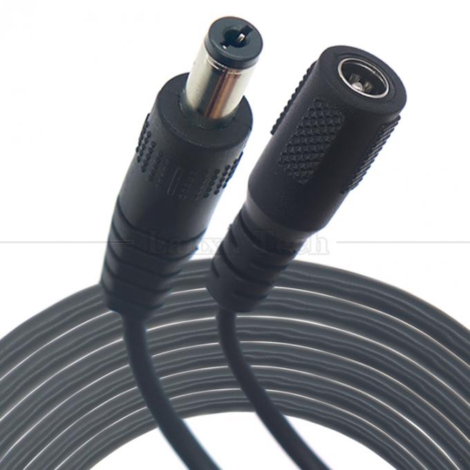 カスタム 16AWG 18 20 22 24 26 28 AWG 男性から男性 5.5x2.1mm 5.5x2.5mm 3.5x1.35mm 12V DCプラグ電源延長ケーブル CCTV 2