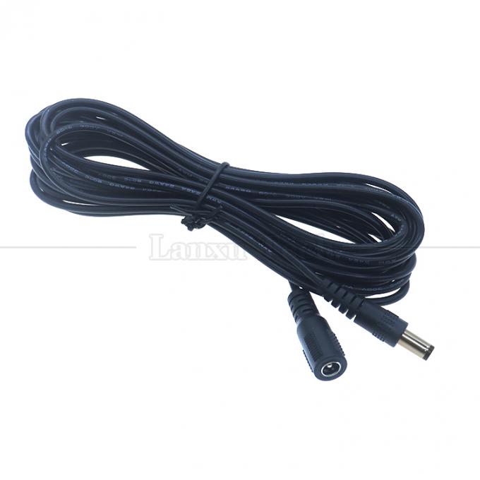 カスタム 16AWG 18 20 22 24 26 28 AWG 男性から男性 5.5x2.1mm 5.5x2.5mm 3.5x1.35mm 12V DCプラグ電源延長ケーブル CCTV 5
