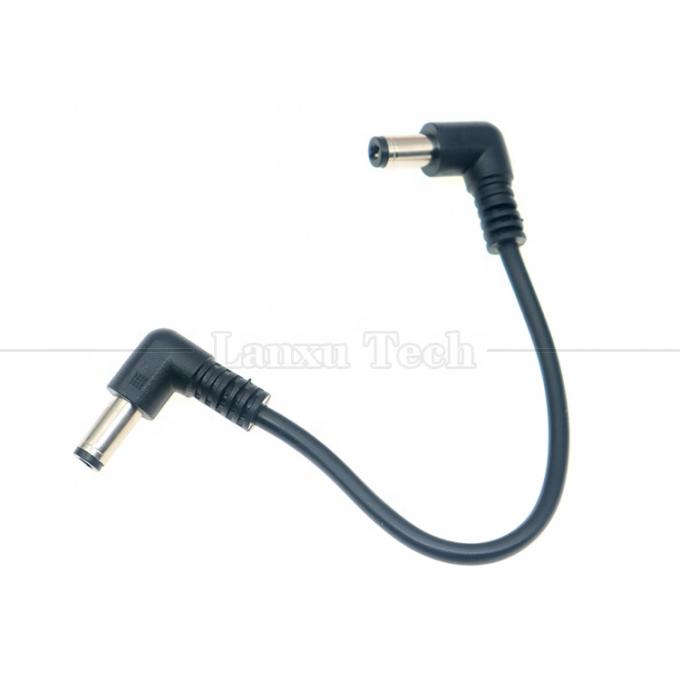 12V 24V 男性から男性DC角プラグジャックコネクタ 5.5*2.1mm電源延長ケーブル 4