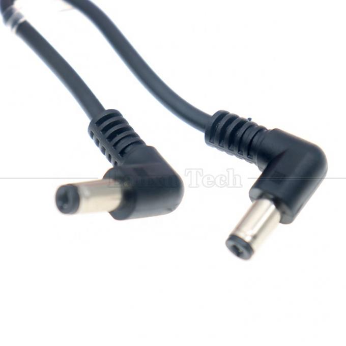 12V 24V 男性から男性DC角プラグジャックコネクタ 5.5*2.1mm電源延長ケーブル 3