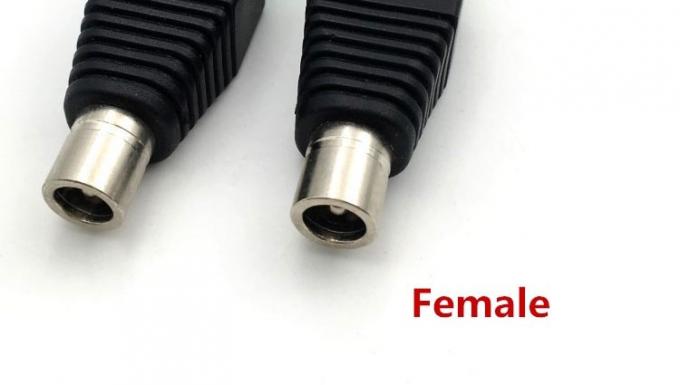 ソルダーレス挿入 男性 女性 2.1 X 5.5mm DC ジャックコネクタ パワーターミナルプラグ アダプタ LED ストライプ CCTV カメラ 4