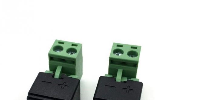 ソルダーレス挿入 男性 女性 2.1 X 5.5mm DC ジャックコネクタ パワーターミナルプラグ アダプタ LED ストライプ CCTV カメラ 3