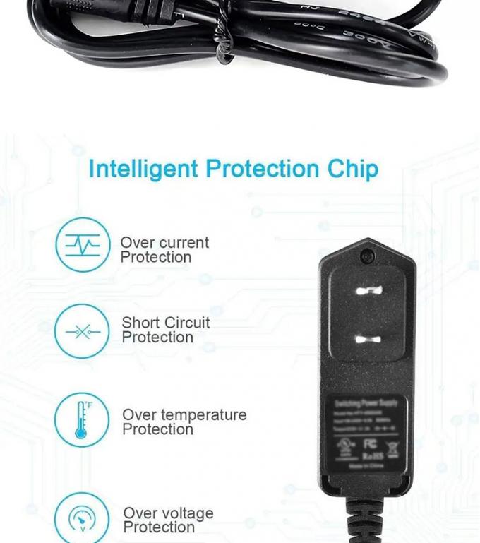 アメリカ合衆国 EU イギリス AU ACプラグ 12v 500mA 1A 2A DC充電器 電源アダプタ 電池LED 3