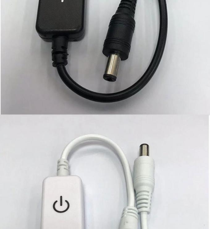 12v 24v タッチコントローラ 男性から女性 DC 5.5x2.1mmオンオフ 4