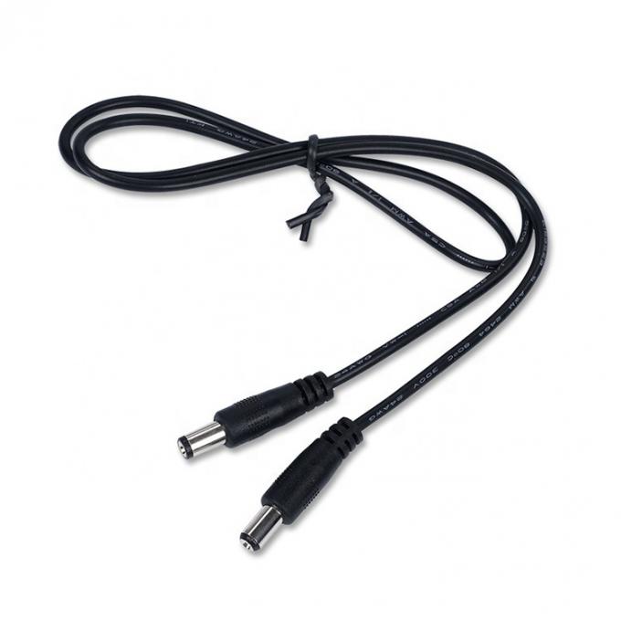 OEM 1M 3M 12V 5V 男性から男性 2コア 5.5X2.5mm 5.5X2.1mm 1.35x3.5mm DC電源ケーブル 4