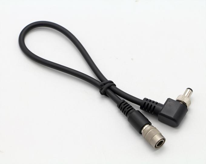 OEMスクリューロック 90度右角 5V 12V 男性から女性 5.5x2.1mm 5.5x2.5mm DC電源ケーブル 6