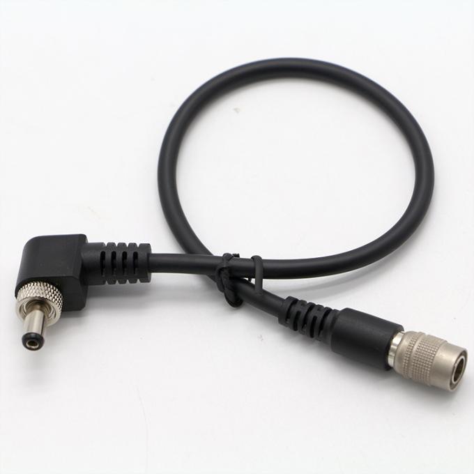 OEMスクリューロック 90度右角 5V 12V 男性から女性 5.5x2.1mm 5.5x2.5mm DC電源ケーブル 4