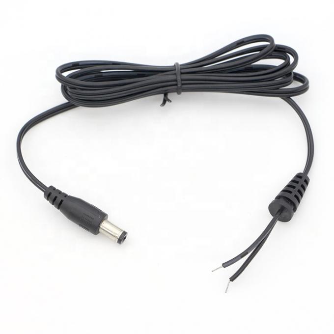男性 女性 DC バレル ジャック 2.1x5.5mm オープン ピッグテール DC 電源充電ケーブル 1