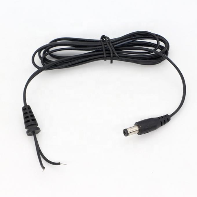 男性 女性 DC バレル ジャック 2.1x5.5mm オープン ピッグテール DC 電源充電ケーブル 5
