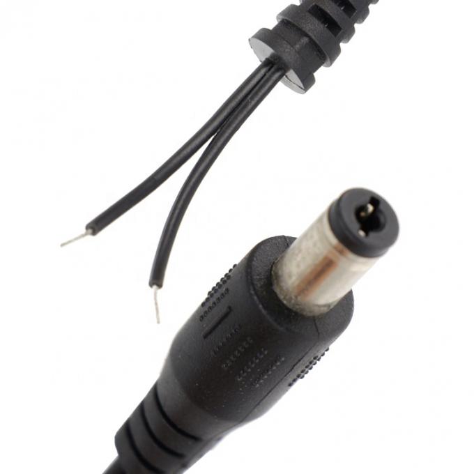 男性 女性 DC バレル ジャック 2.1x5.5mm オープン ピッグテール DC 電源充電ケーブル 2