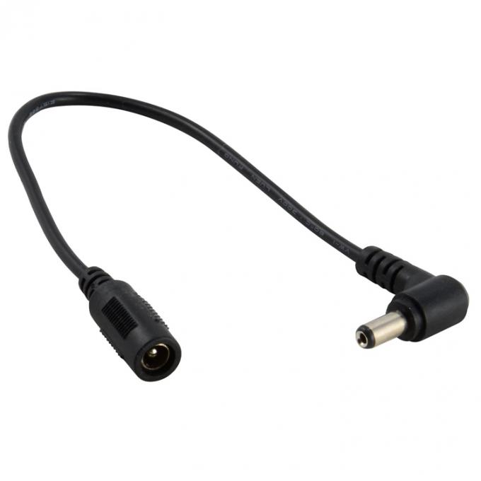 90度角 男性から女性接続器 5.5x2.1mm バレルジャック DC電源延長ケーブル 6