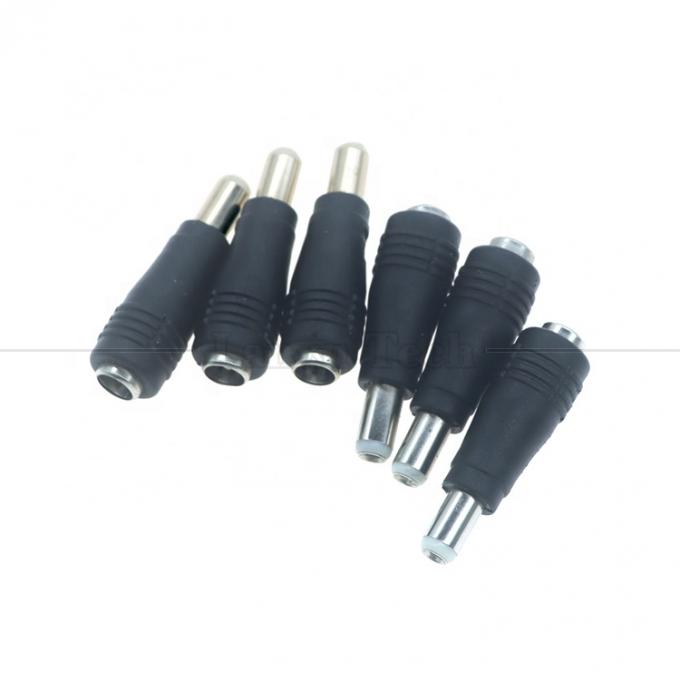 5.5x2.1mm 女性から5.5x2.5mm プラグ 男性 DC パワーバレル ジャック コンネクタ 変換アダプター 0