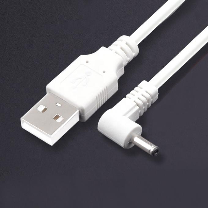 カスタム 90度アングル 1m USBからDC 男性 3.5x1.35mm電源延長ケーブル 2