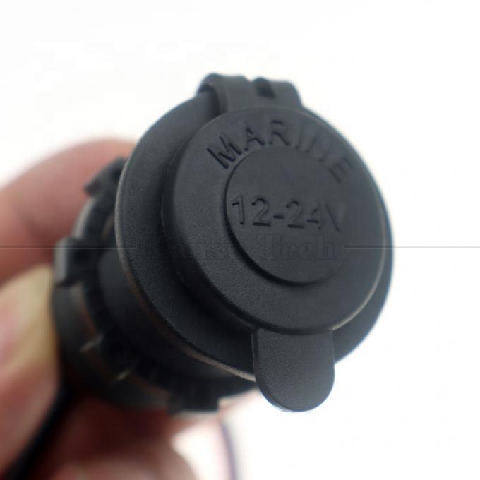 防水 12V 24V 16AWG DC 自動車タバコ点灯器 女性 ストック プラグ 電源アダプタ 延長ケーブル 2