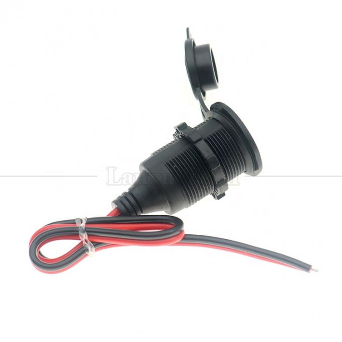 防水 12V 24V 16AWG DC 自動車タバコ点灯器 女性 ストック プラグ 電源アダプタ 延長ケーブル 4