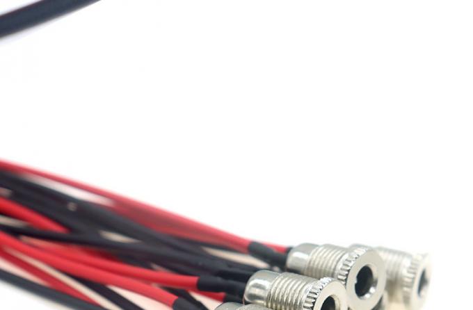 18AWG 10A メタルスレッド女性ソケットマウント DC099 5.5x2.1mm 5.5x2.5mm パネルマウントコネクタ ピンテール DC電源ジャックケーブル 4