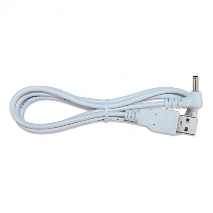 白 黒 90度角 5.5x2.1mm 5.5x2.5mm 1.35x3.5mm USBからDC電源ケーブル 2