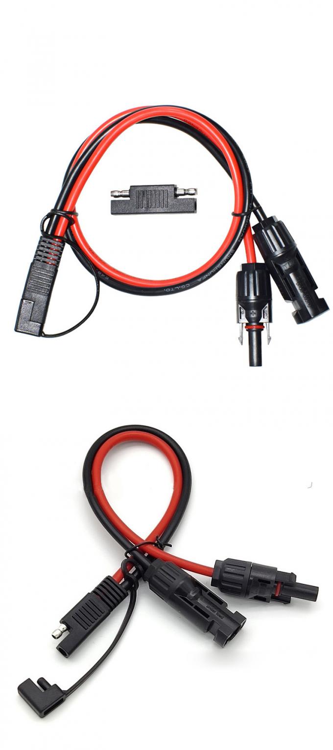 10AWG SAE ソーラーパネルアダプター延長ケーブル RVソーラーパネル接続ケーブル RVキャラバンソーラーパネル バッテリー充電 3