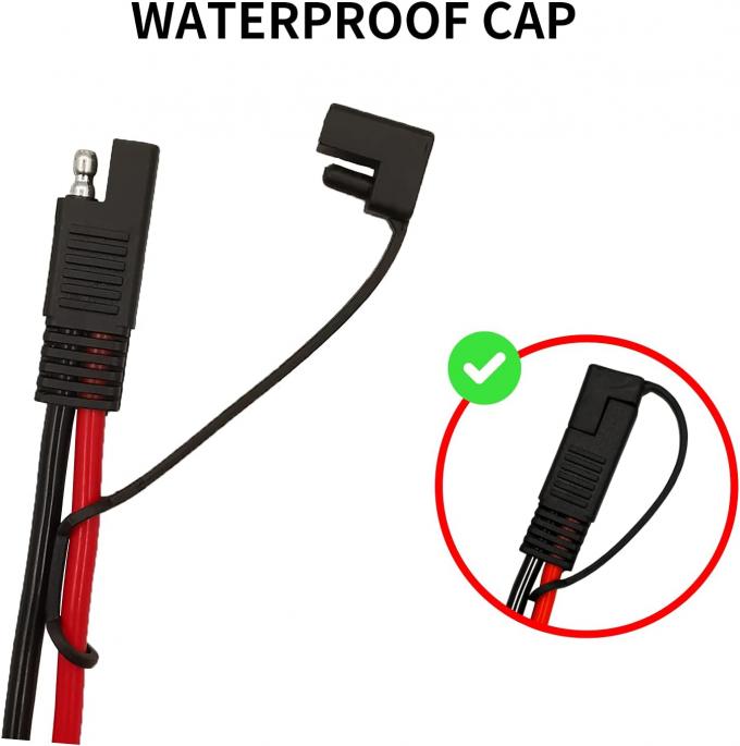 10AWG SAE ソーラーパネルアダプター延長ケーブル RVソーラーパネル接続ケーブル RVキャラバンソーラーパネル バッテリー充電 4