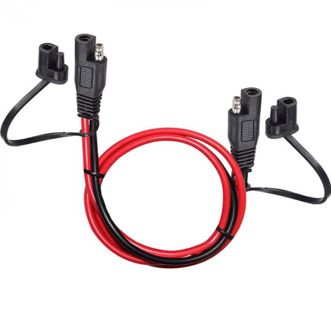 14AWG 2m SAE から SAE パワー 自動車拡張ケーブル ワイヤーハーネス ソーラー電池用 SAEコネクタ 1