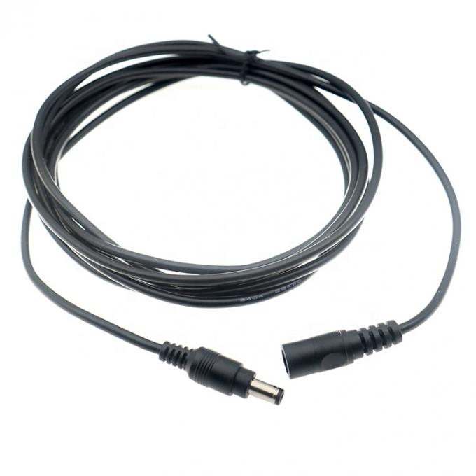 1M 2M 3M 男性から女性 5.5X2.1mm DC ジャック 電源延長充電ケーブル CCTVカメラ用 LED ストライプ 1