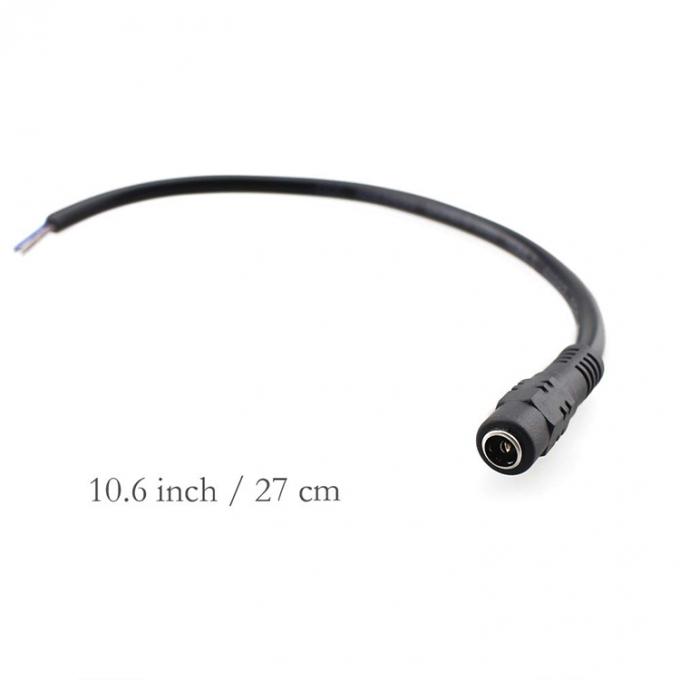DC 2.1x5.5mm 男性 女性ソケットバレルコネクタをDCピグテール電源ケーブルを開く 4