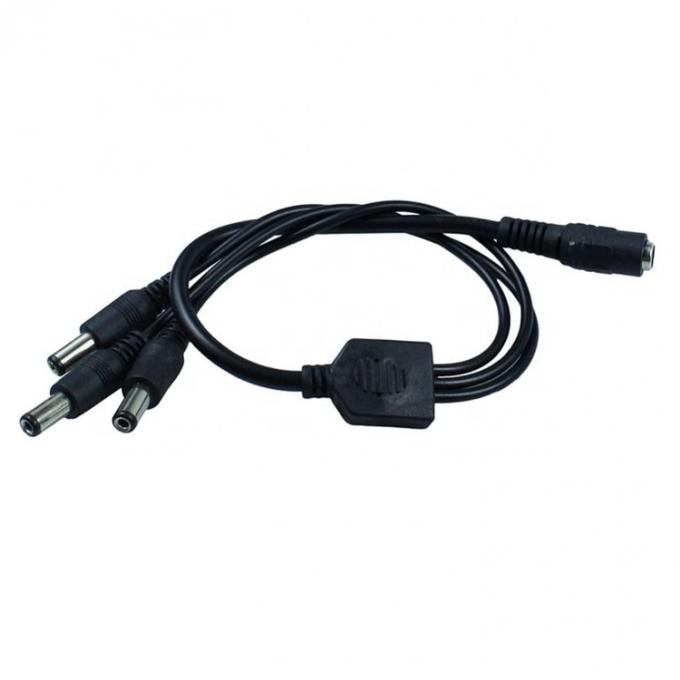 1入力から3出力 1女性から3男性 5.5x2.1mm DC電源スプリッターケーブル CCTV LED ストライプ 3