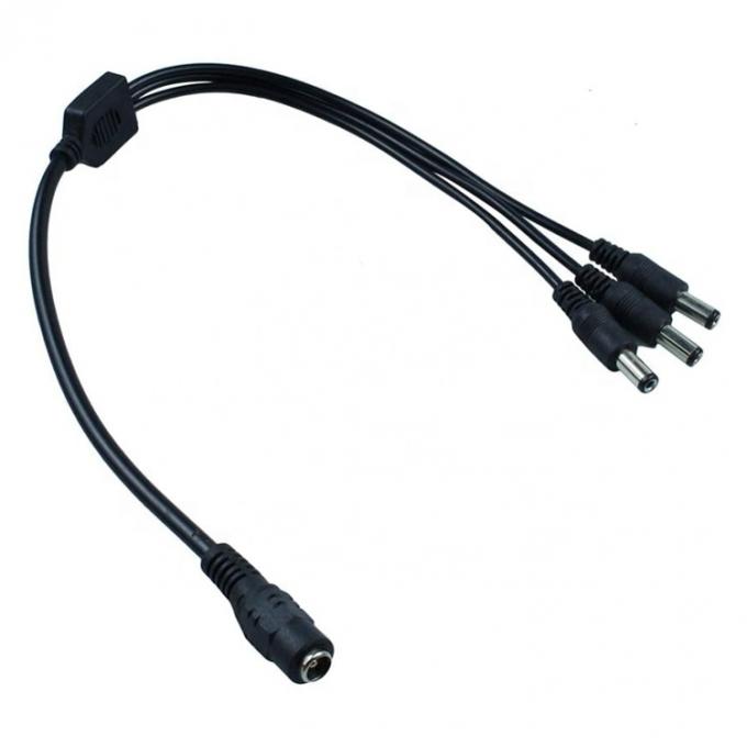 1入力から3出力 1女性から3男性 5.5x2.1mm DC電源スプリッターケーブル CCTV LED ストライプ 5
