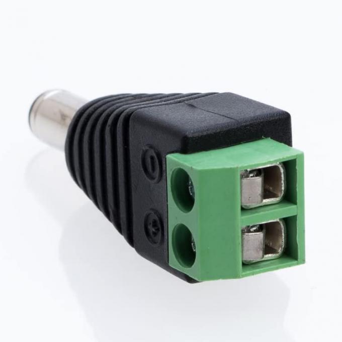 溶接式 12v 24v 5.5x2.5mm 5.5x2.1mm 男性DC電源プラグコネクタ ジャックアダプター CCTVカメラ用 LEDストライプライト 3
