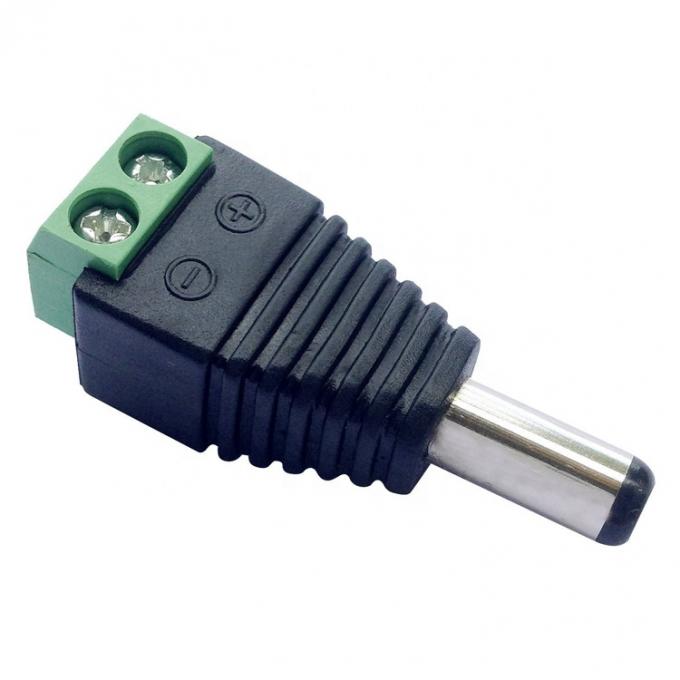 溶接式 12v 24v 5.5x2.5mm 5.5x2.1mm 男性DC電源プラグコネクタ ジャックアダプター CCTVカメラ用 LEDストライプライト 1