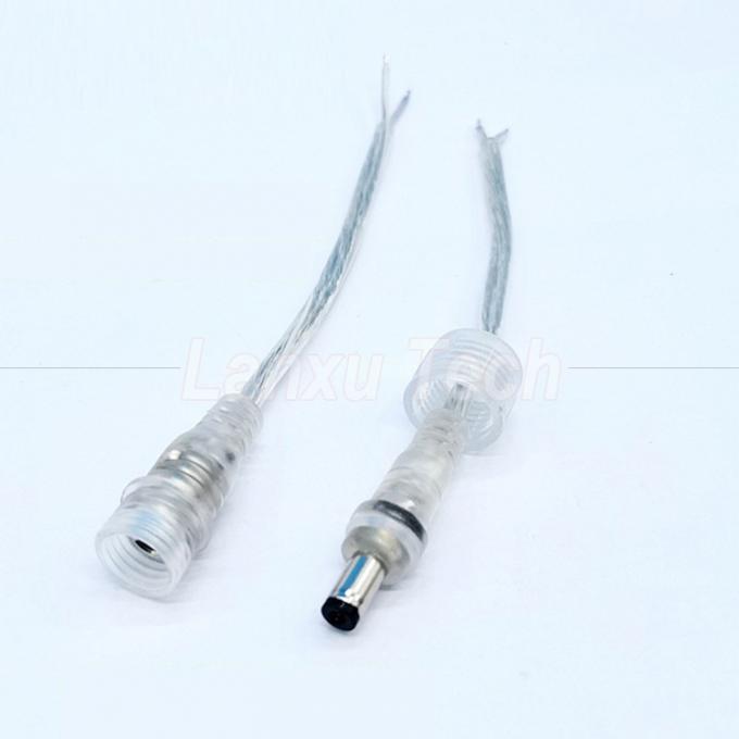 防水 男性から女性 DC.5x2.1mm バレル ジャック 電源延長ケーブル 1