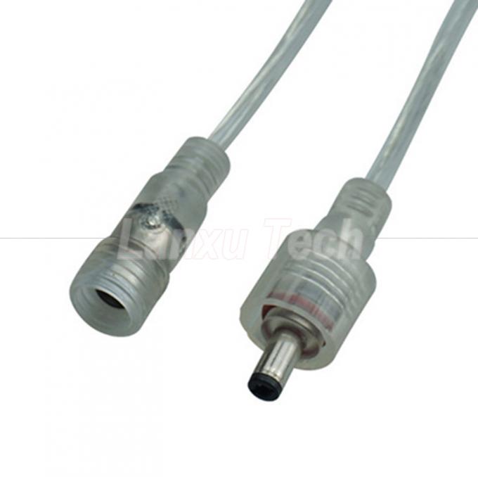 防水 男性から女性 DC.5x2.1mm バレル ジャック 電源延長ケーブル 4