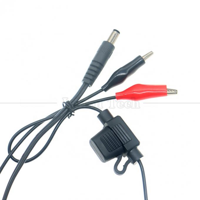 12V DC 5.5X2.1mm トレイルカメラ用のフィューズ電源ケーブル 2