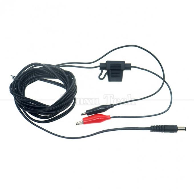 12V DC 5.5X2.1mm トレイルカメラ用のフィューズ電源ケーブル 5