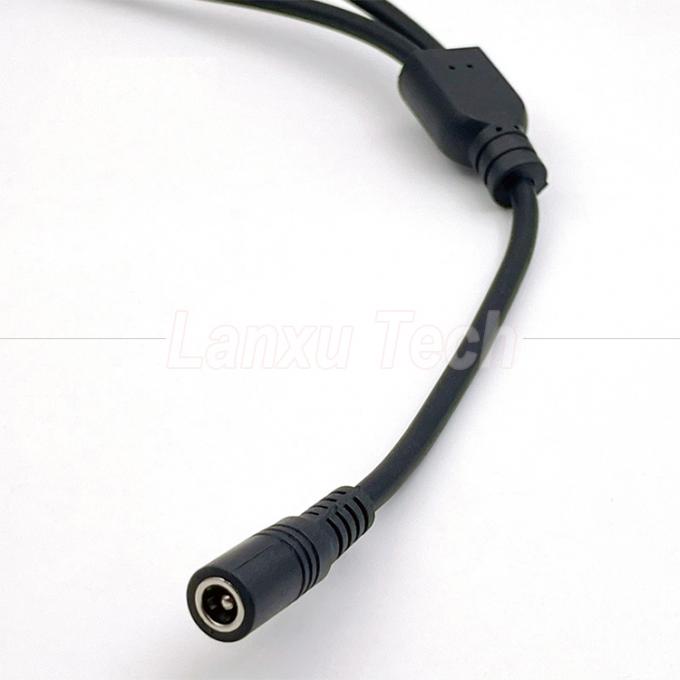 1 女性から2つの方向 女性DC 5.5x2.1mm スプリッター電源延長ケーブル CCTV セキュリティカメラ LED ストライプライト 2