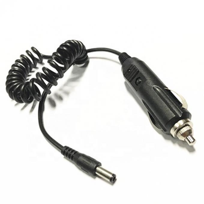 12VスプリングカイルドカーDCジャック 5.5x2.1mmタバコ点灯器延長ケーブル 2
