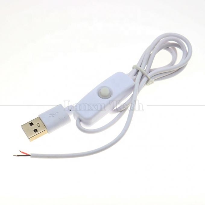 DIY 1m 電源オンオフ コントローラー オープンワイヤー USBスイッチケーブル 0