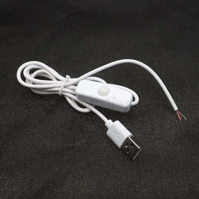 DIY 1m 電源オンオフ コントローラー オープンワイヤー USBスイッチケーブル 3